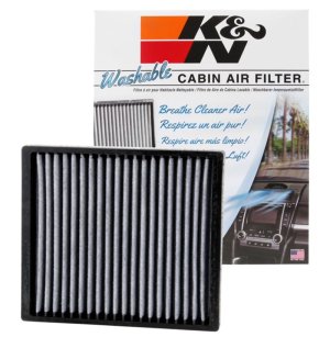 Dodge Caliber Cabin Air Filter - K&N Engineering - Washable, Reusable - `07-`12